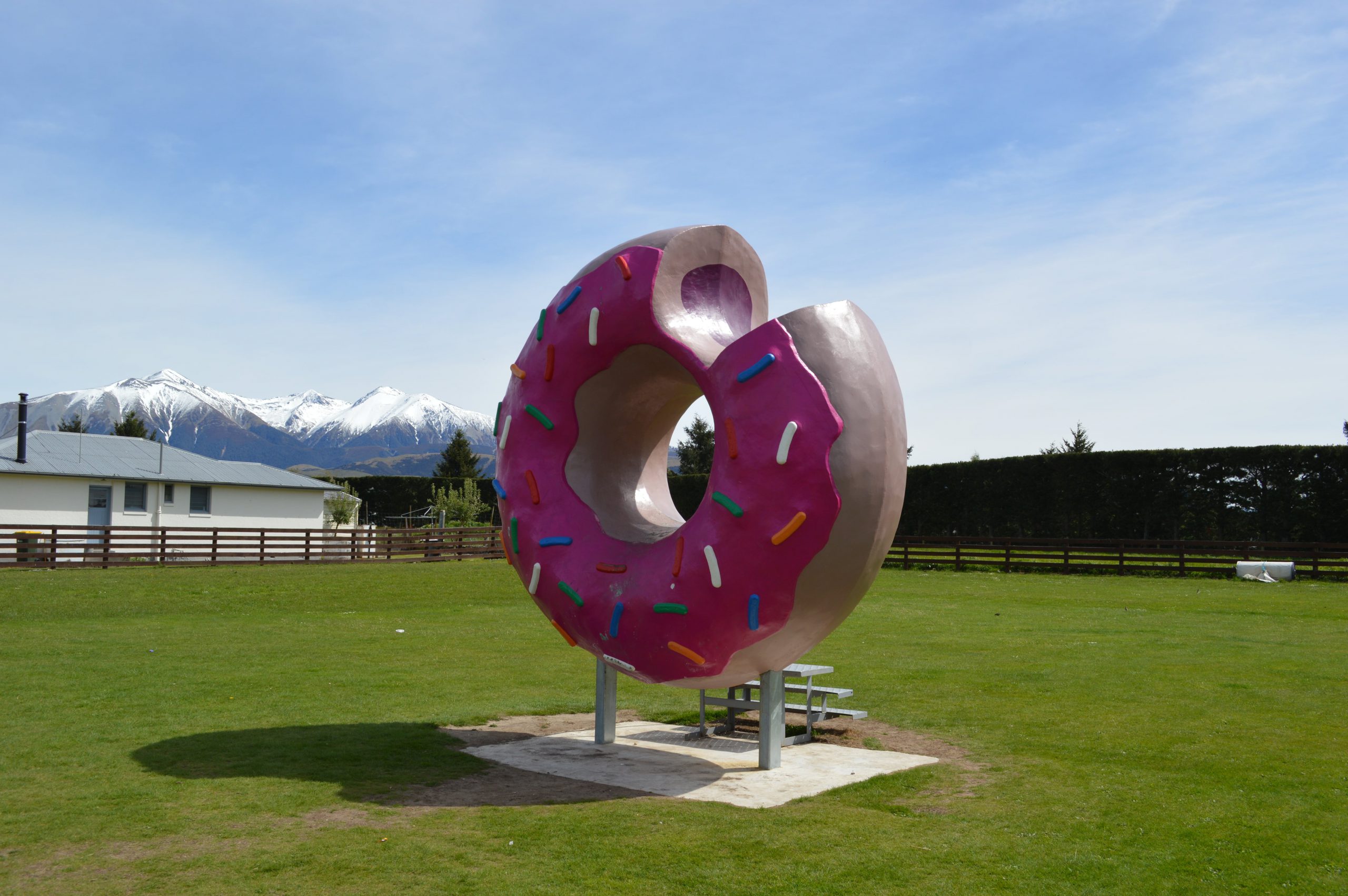 History of the Springfields Donut in Springfield, New Zealand 